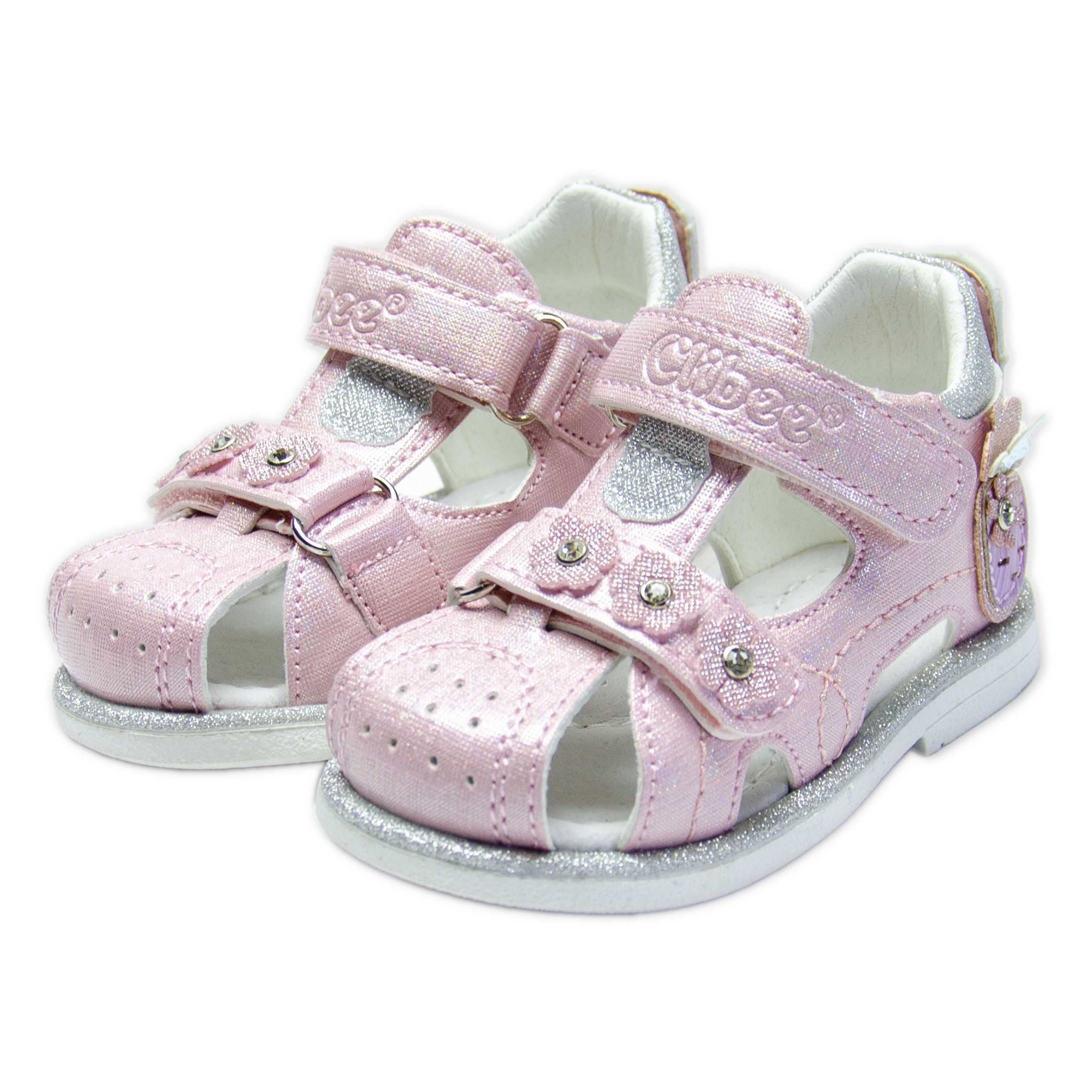Sandale Clibee fete F29 | Sandale casual roz | Sandale pentru copii