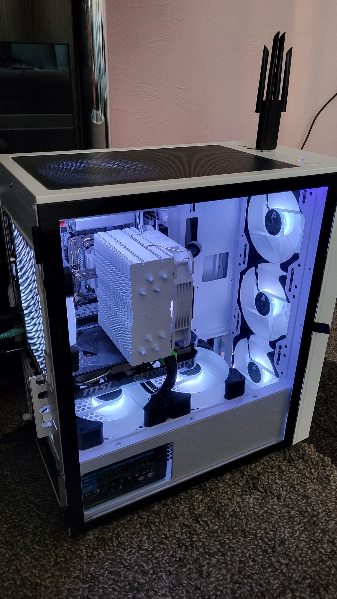 Белый системный блок игровой пк Core i5 13400 RTX 4060 ddr5