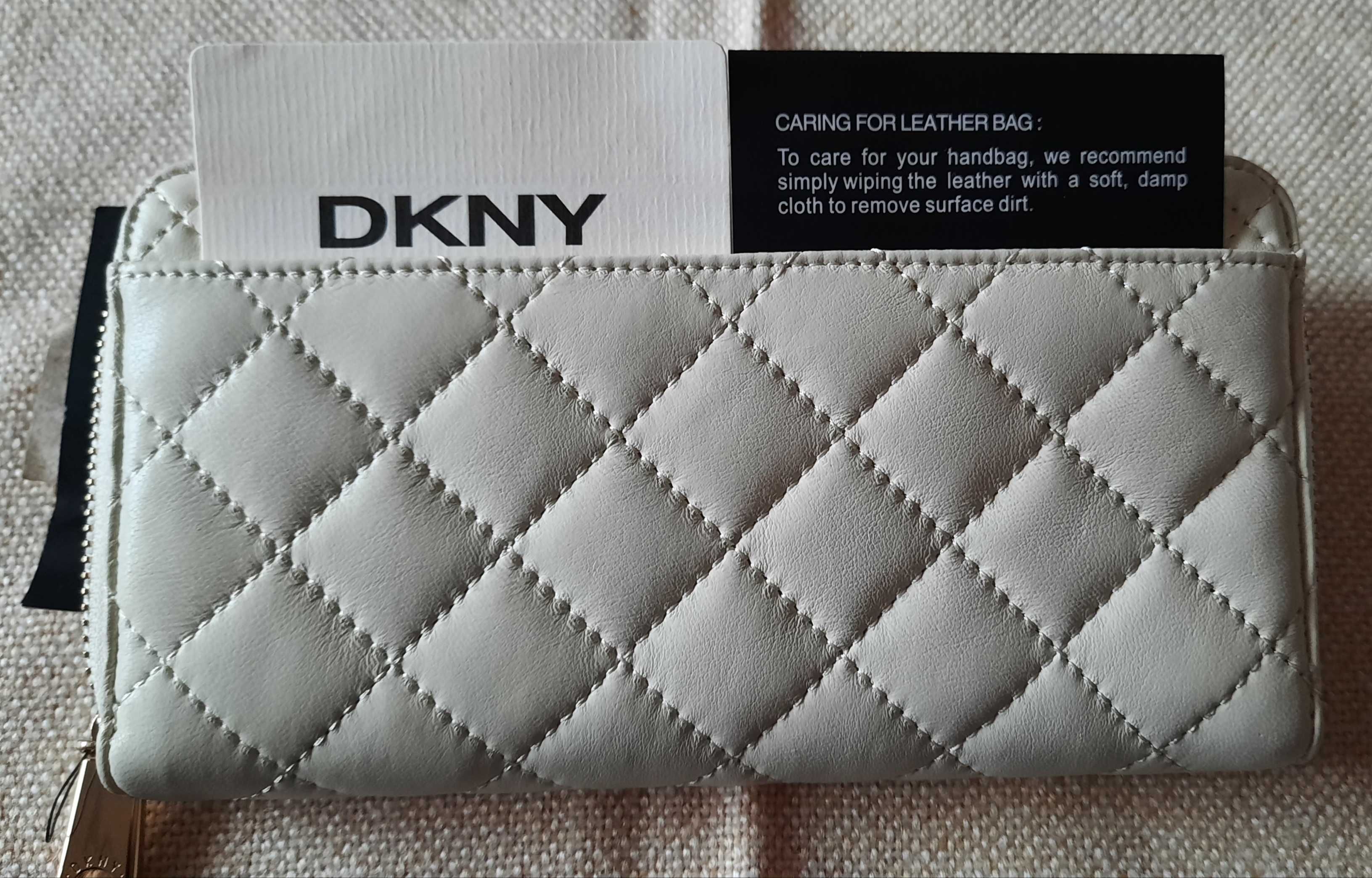 Ново, DKNY Eстествена Кожа портмоне/портфейл