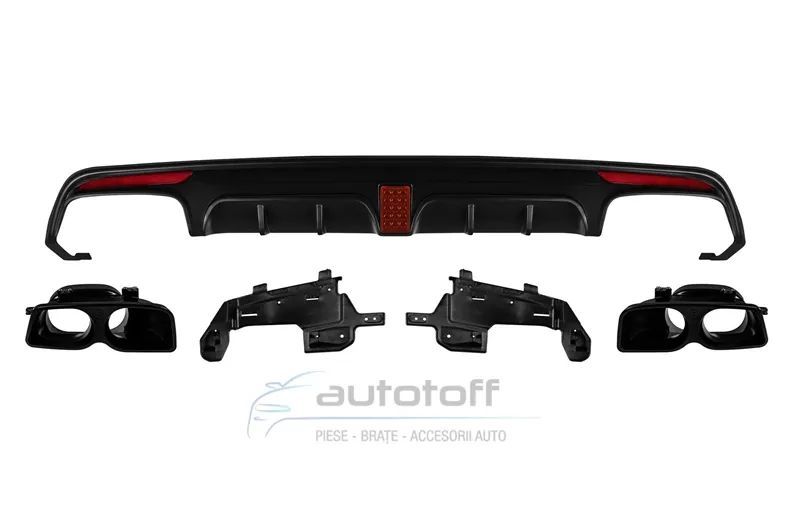 Difuzor bara spate compatibil cu Mercedes S-Class W222 (2013-2017) B Design