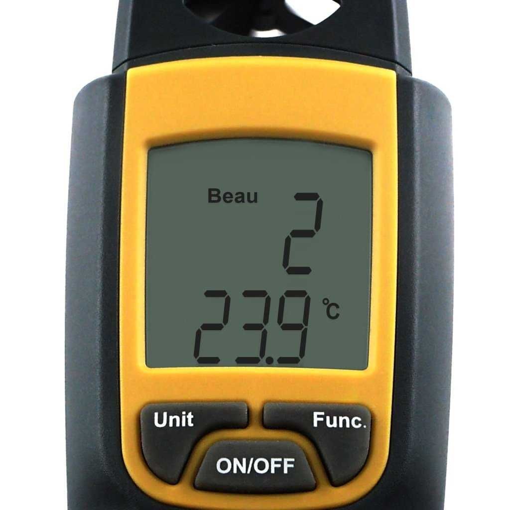 8020 Цифров анемометър с термометър
