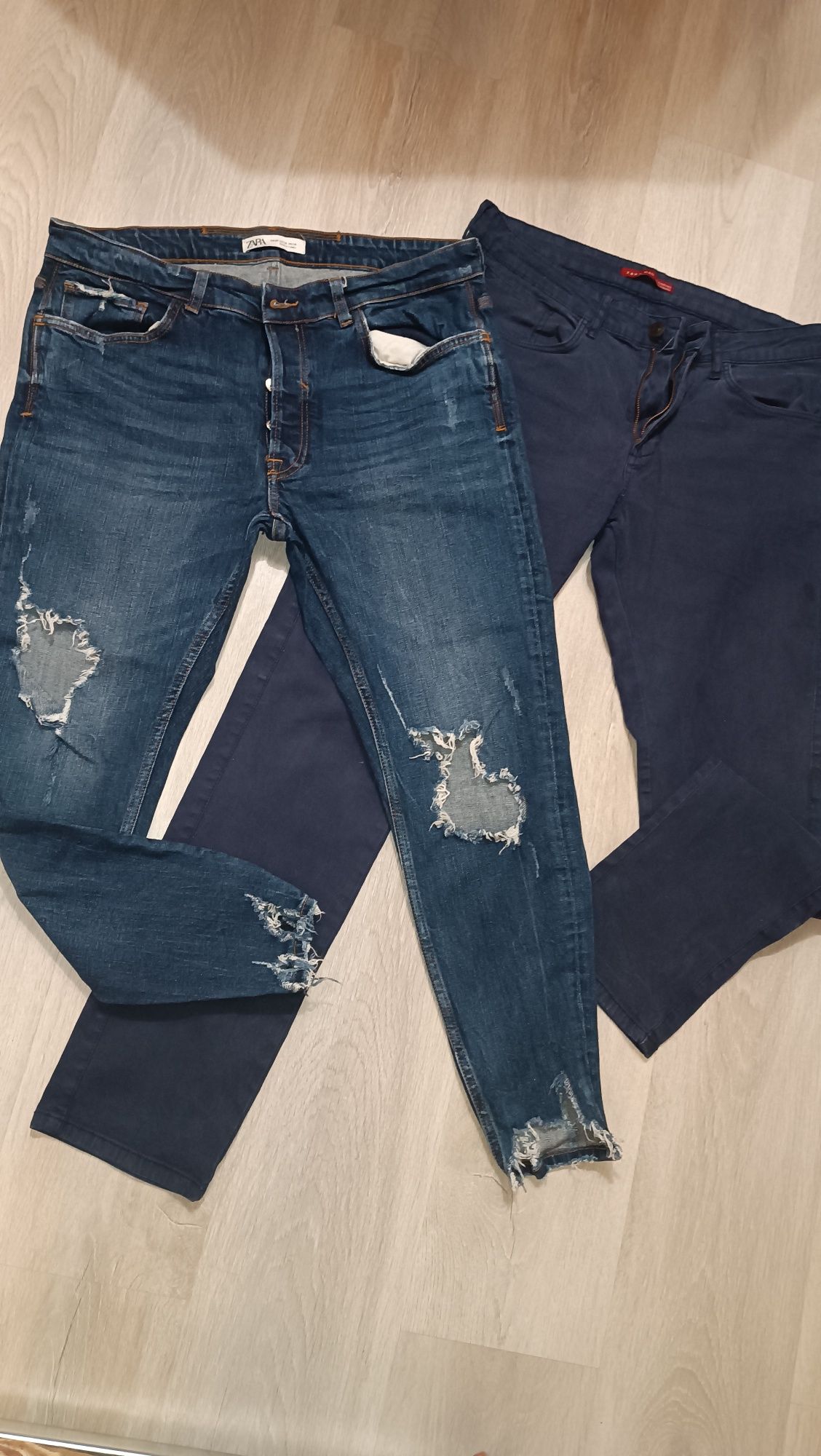 Мъжки дънки Зара, Zara, 4 броя, размер Л и ХЛ без забележки