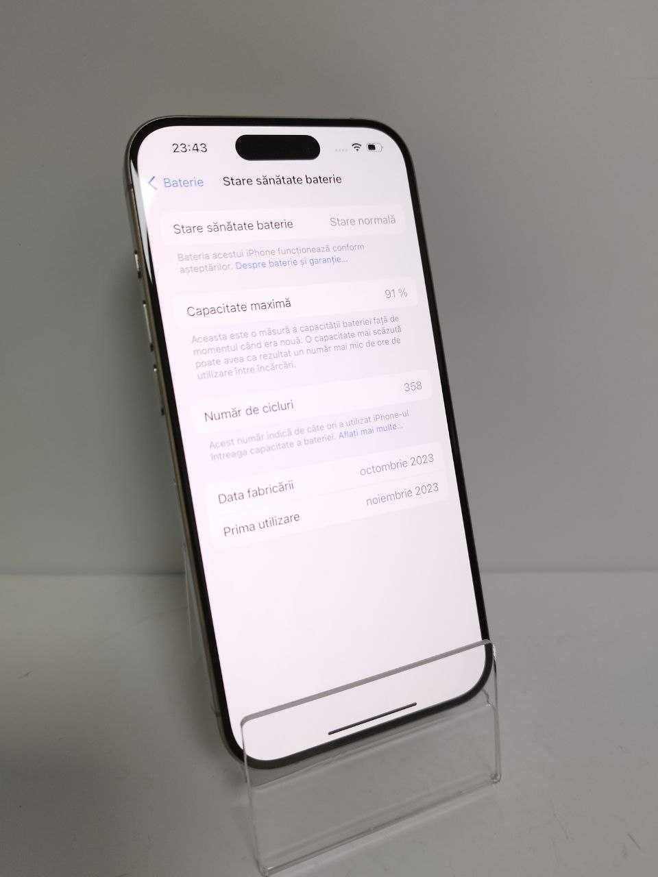Apple iPhone 15 Pro 128 GB Natural Titanium - Cod 61248