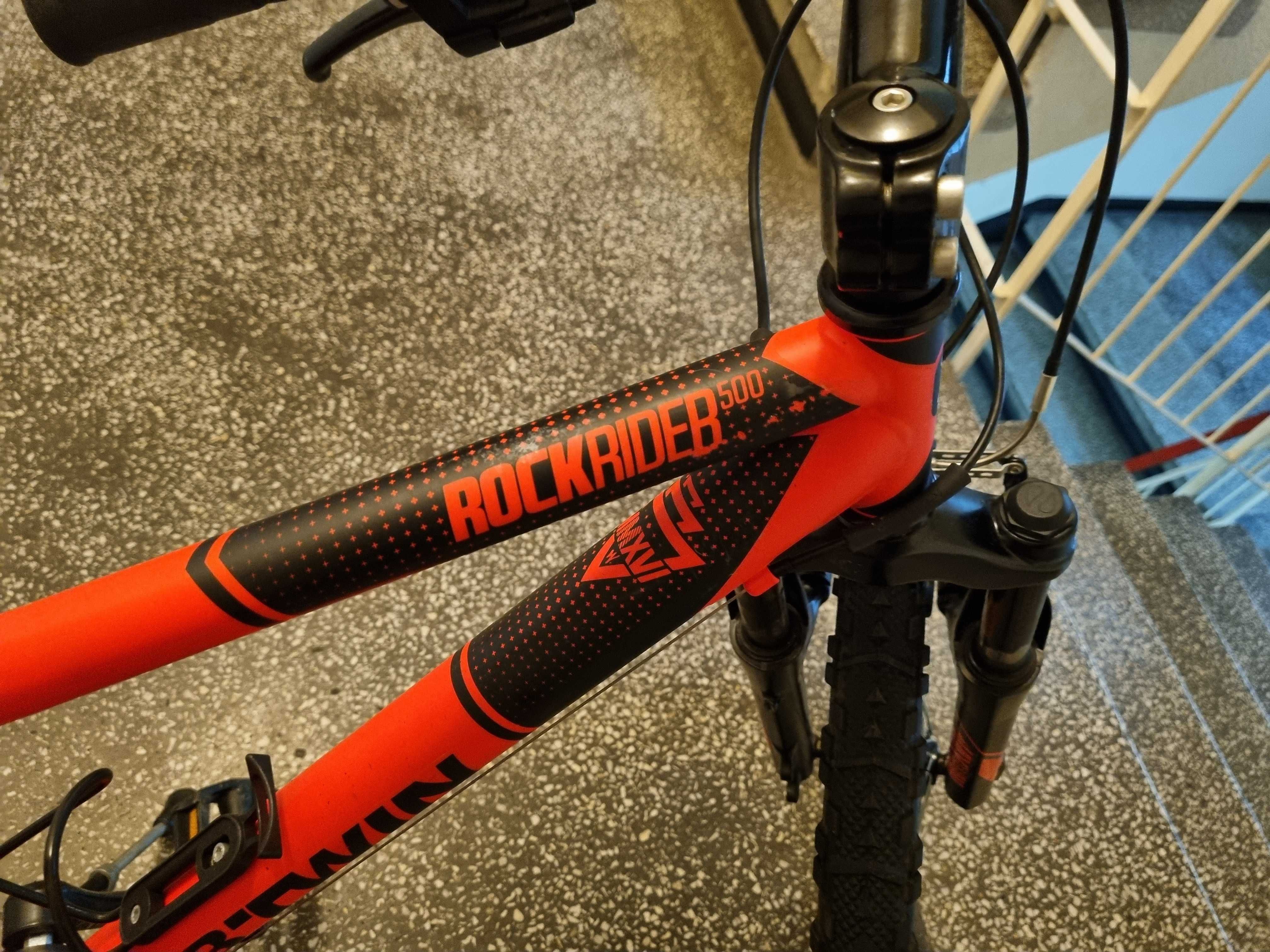 Bicicleta copii, roti 24, Rockrider 500, orange, copii 8-13 ani.