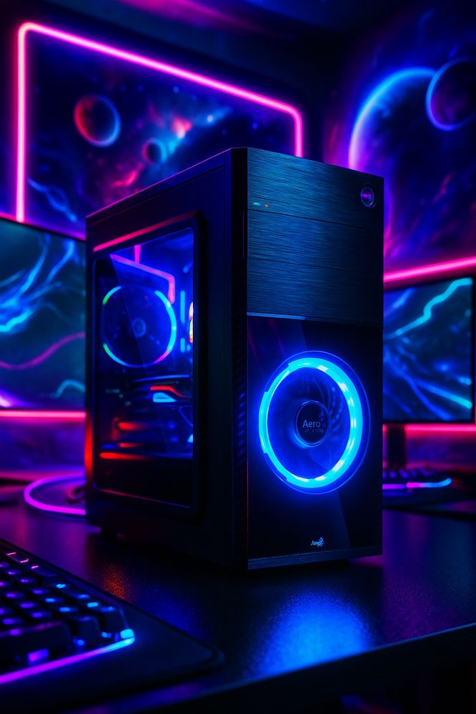 Продаю корпус ПК AeroCool с БП и кулером