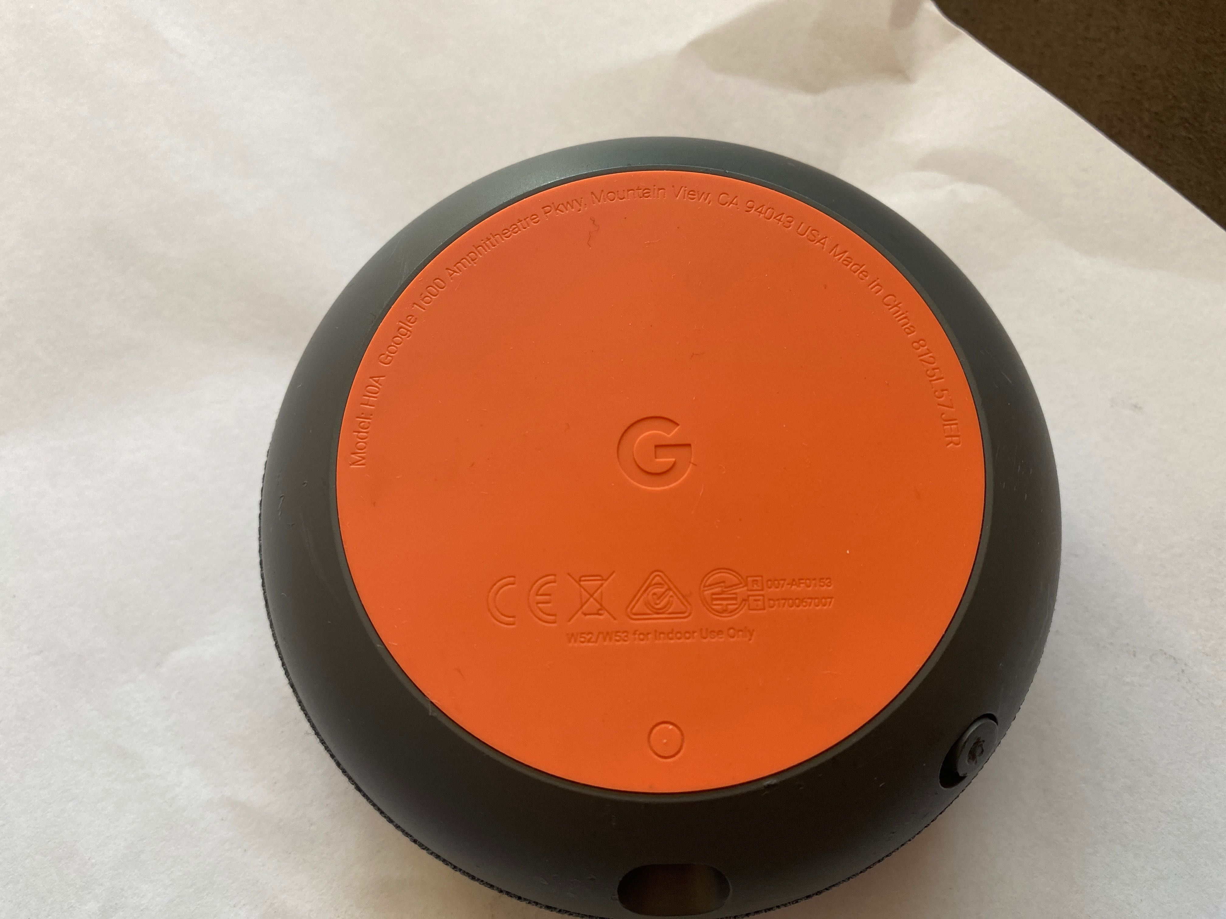 Смарт тонколона Google Home mini, Сив