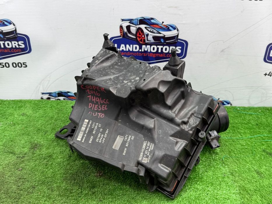 CARCASA FILTRU AER ( 2 BUC.) + FURTUN MINI COOPER CABRIO R57 LCI 1.6 BENZINA 2010 /  MINI COOPER D F55 1.5 DIESEL 2016 COD OEM 1371275442504 2754425-04 1019643S04 8513916-07 2006-2020