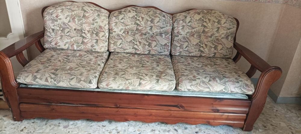 Canapea extensibila lemn masiv