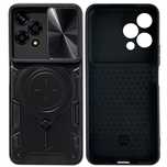 Удароустойчив кейс Bucephalus Case за Samsung Galaxy S22 Ultra, черен