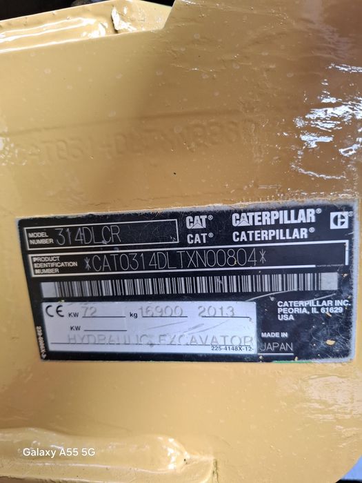 Excavator CAT 314 DLCR