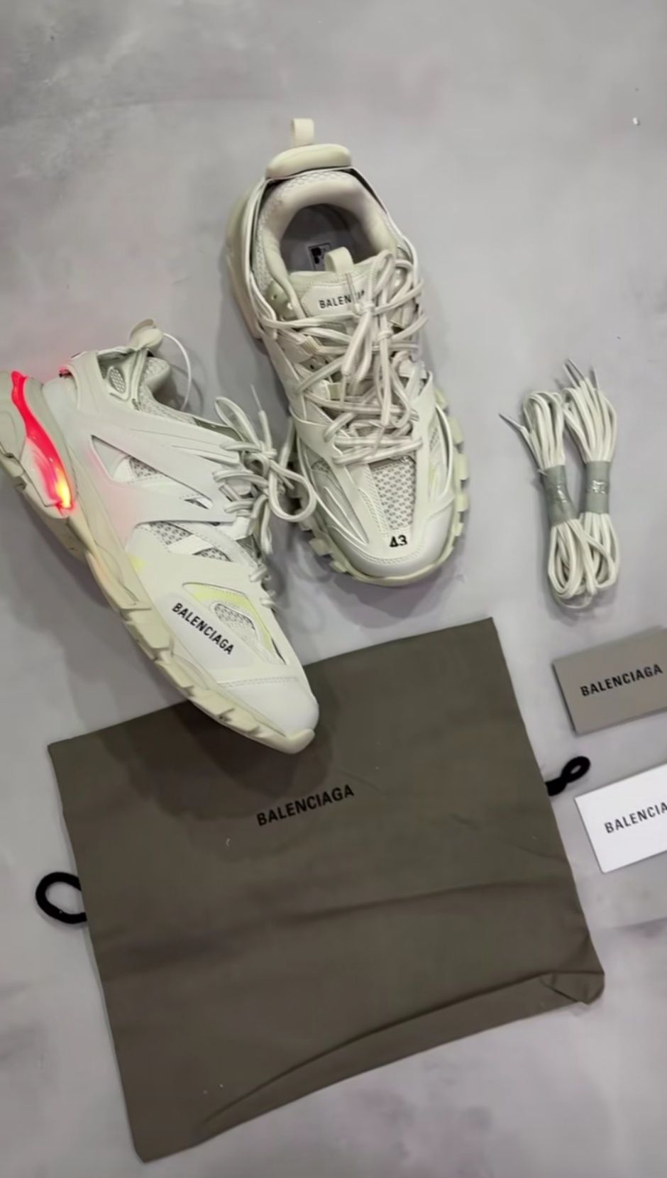 Balenciaga track 1  LED