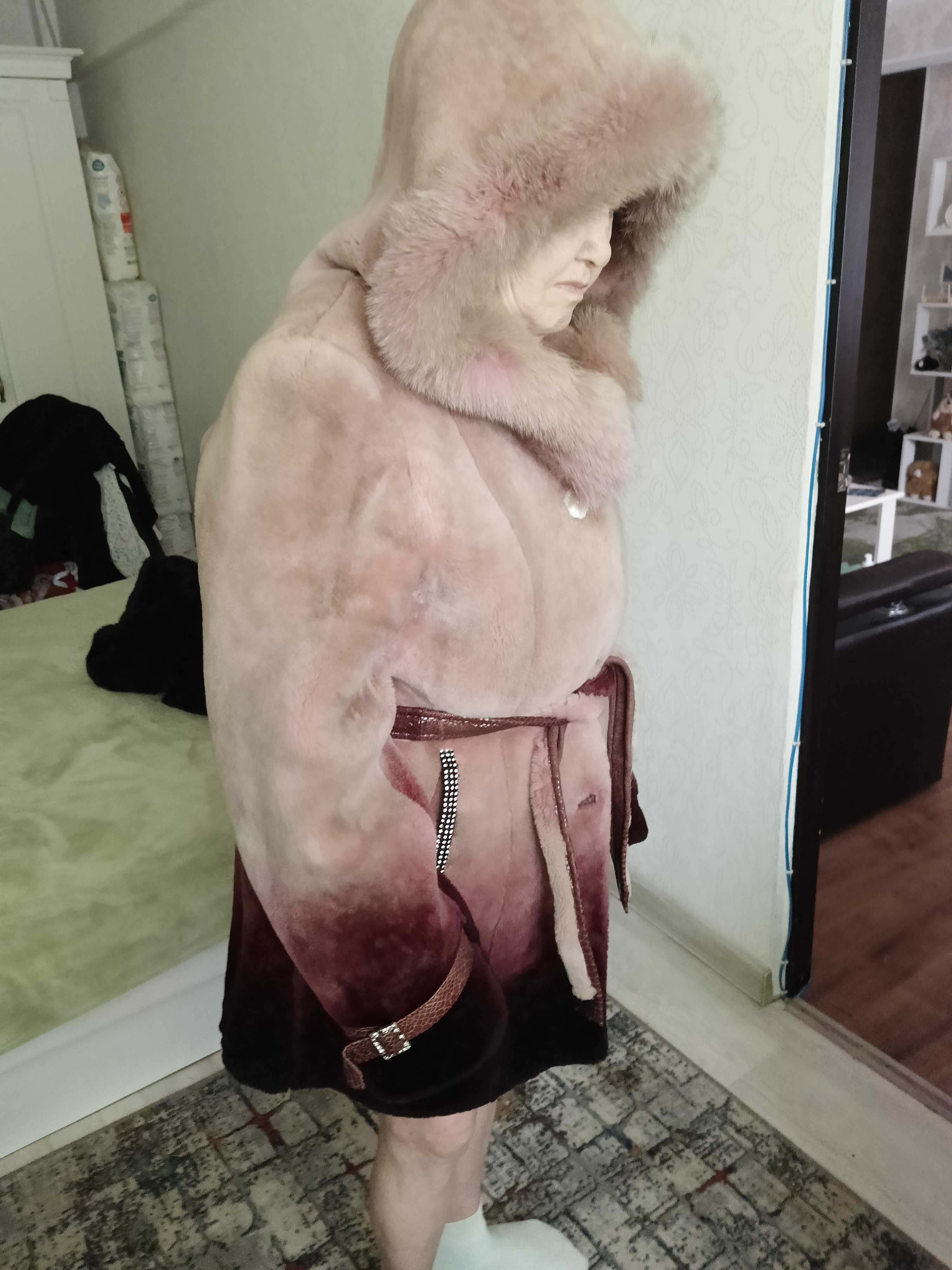 Продам шубу цигейковую