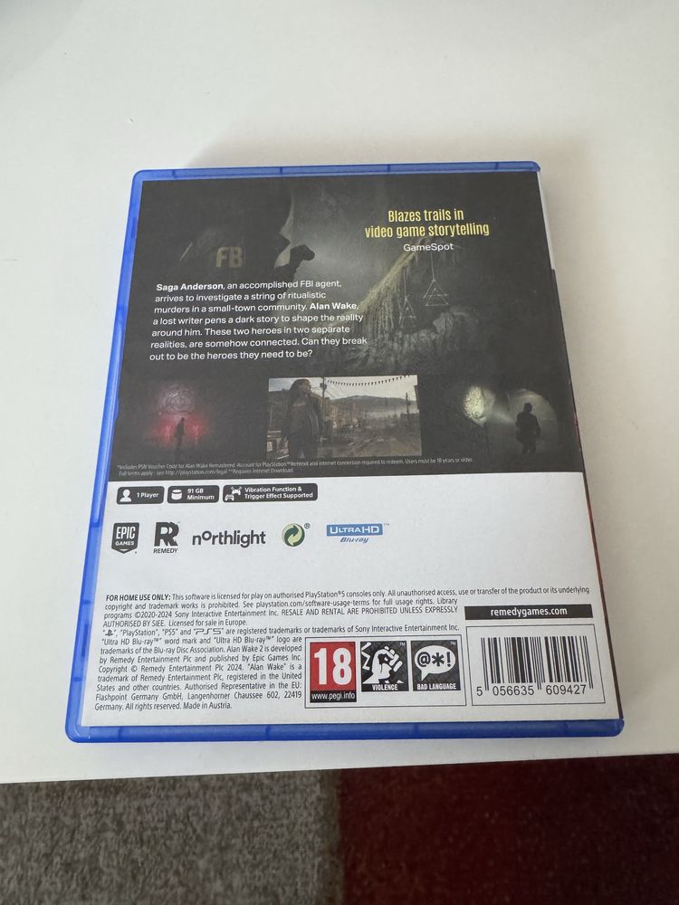 Alan Wake 2 - Deluxe Edition (PS5)