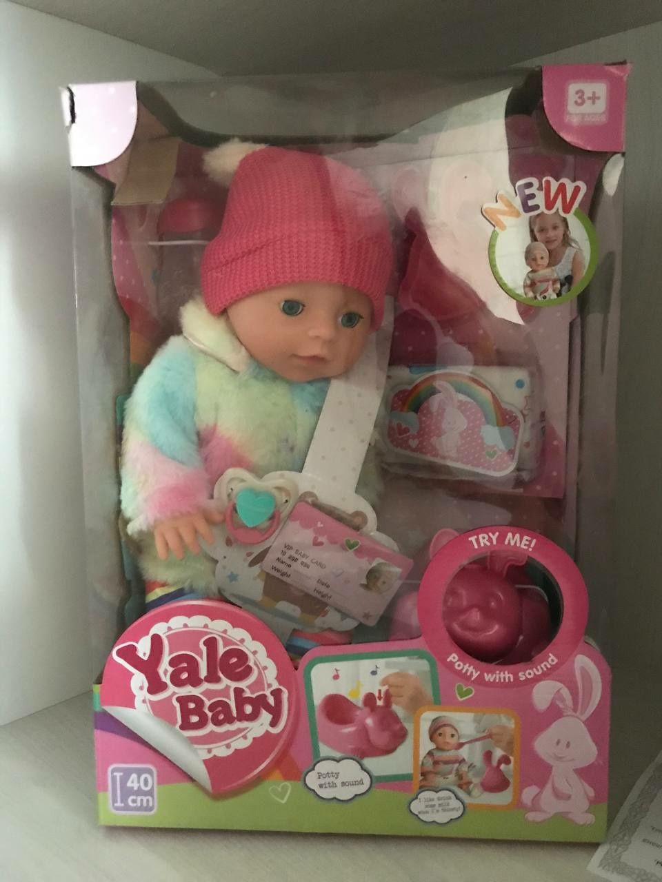 Игрушки Кукла пупс для девочек Yale Baby с аксессуарами