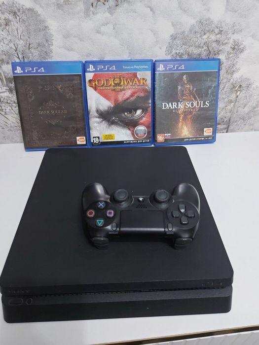 Продаю Sony PlayStation slim, в отличном состоянии