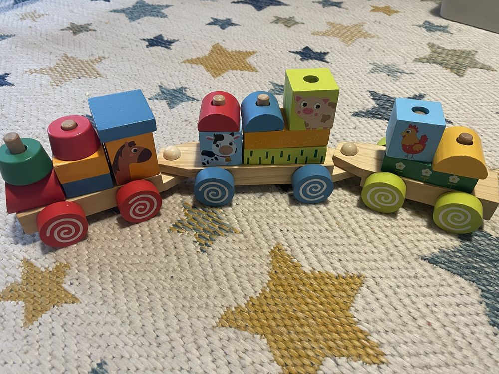 Дървени образователни играчки