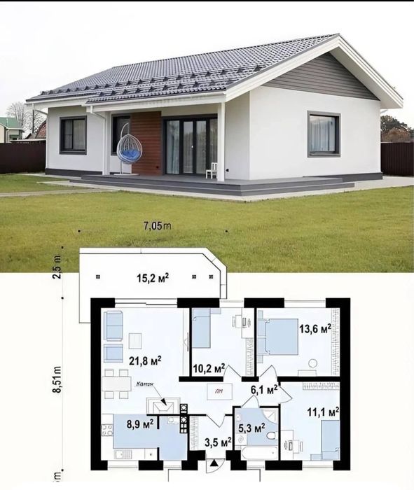 Продам каркасный дом по заказу недорого