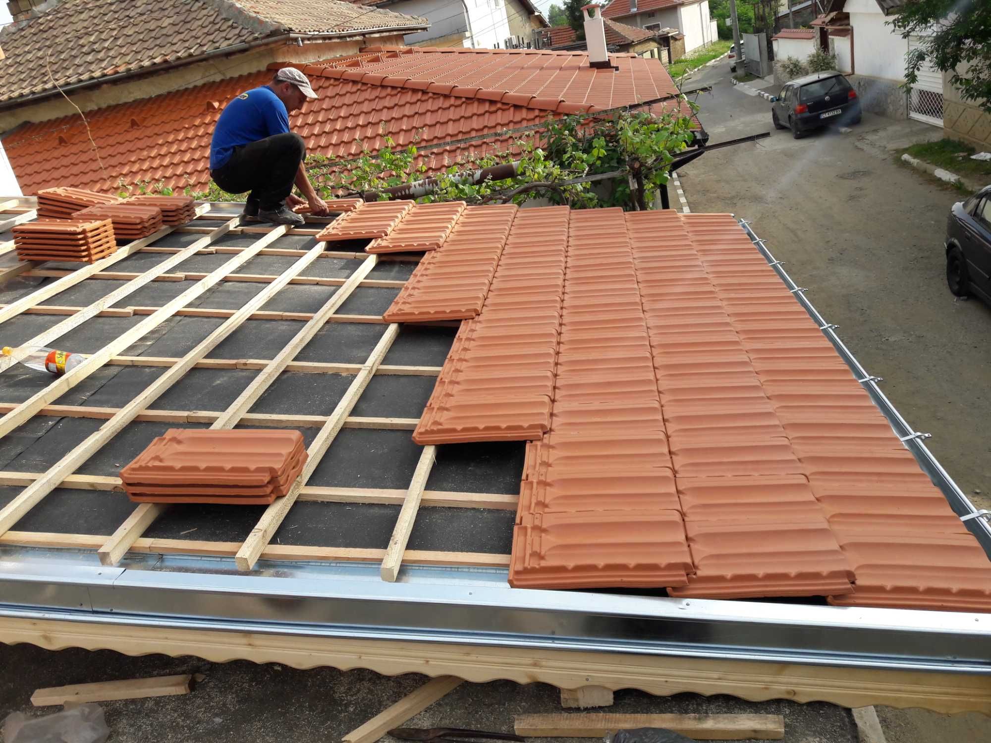 Ремонт на покриви и поставяне на улуци