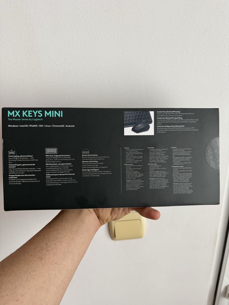 Клавятура Logitech MX Keys MINI Wireless Iluminated keyboard