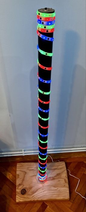 Veioza de podea cu banda led