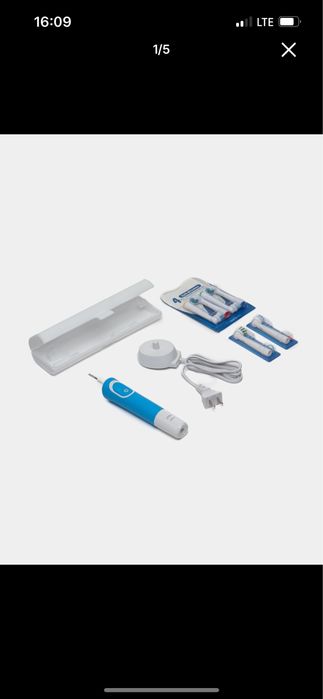 Электронная зубная щётка Oral-B Vitality Футляр и 4 насадок в подарок.