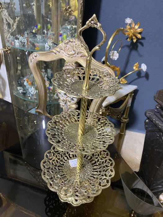 Etajera bronz/centru masa