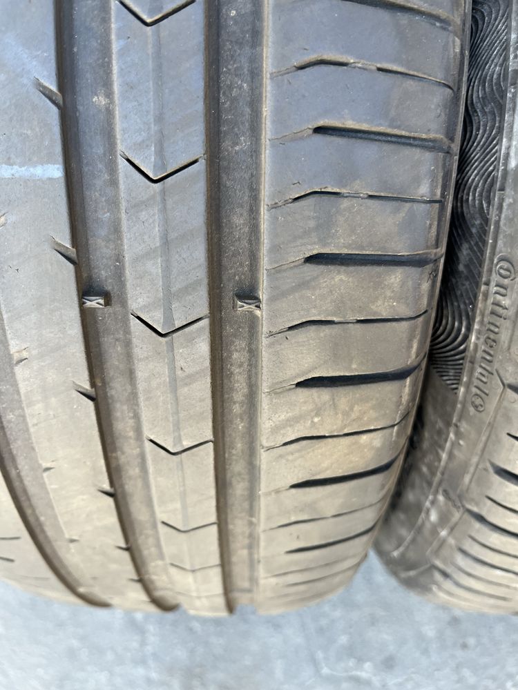 2 бр. летни гуми 195/65/15 Continental 5 mm DOT 0217