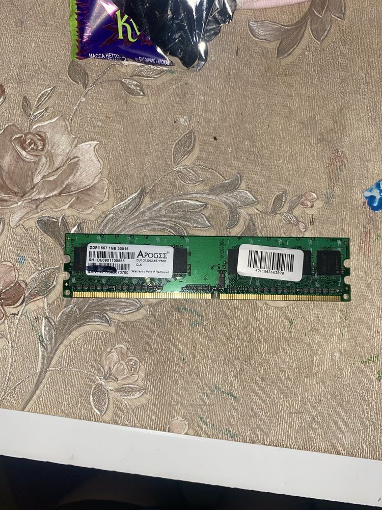DDR 2 жедел жадыл 1 гб