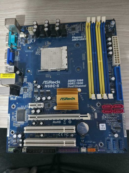 Placă de bază ASRock N68C-S – Socket AM3 / DDR2/DDR3, micro‑ATX,