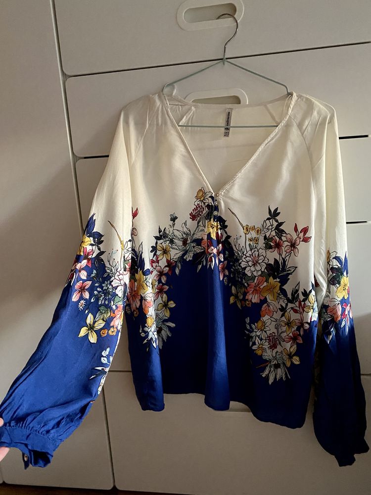 Bluza dama model floral Stradivarius, masura M