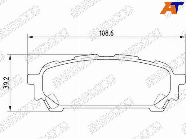 Колодки тормозные Subaru Forester