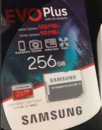 SD card , карта памяти Samsung 256gb,10 class
