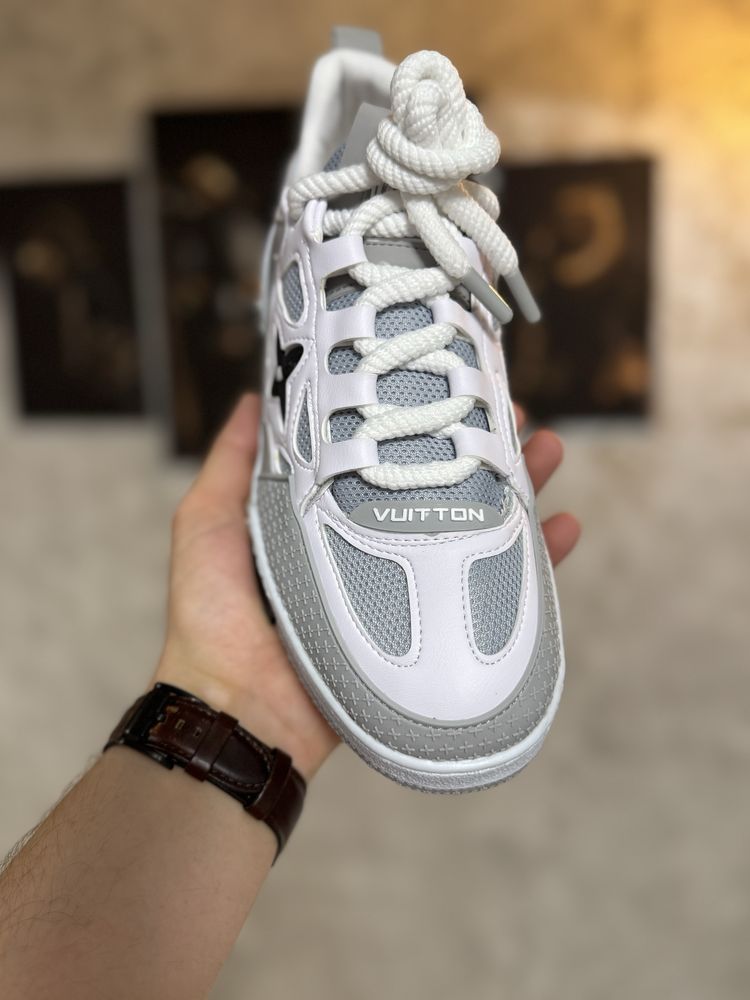 Adidasi Barbati Louis Vuitton Skate Gray & White!