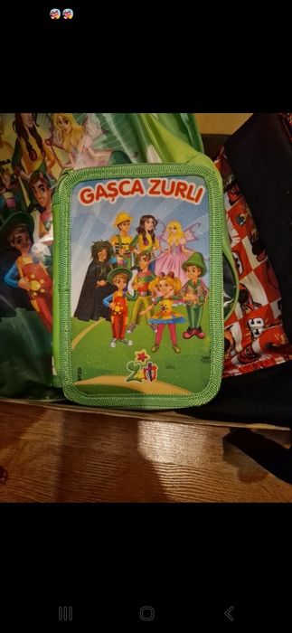 Ghiozdan și penar Gașca Zurli