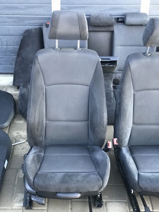 Scaune interior recaro alcantara cu textil Bmw seria 3 E91 LCI 2010