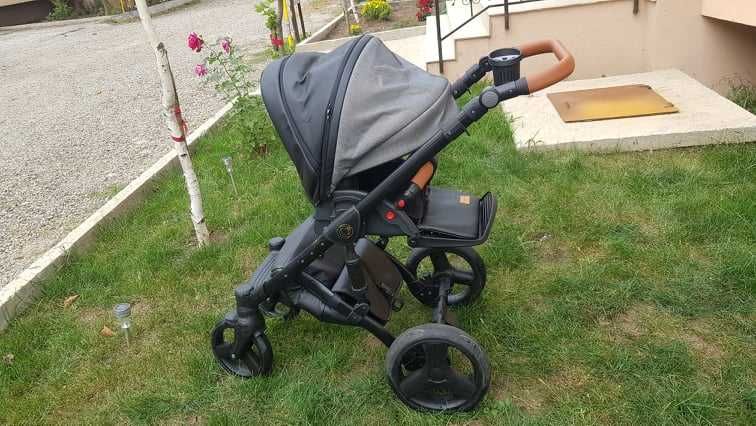 Krausman - Carucior 3 in 1 Nexxo Black