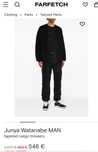 Pantaloni JUNYA Watanabe
MAN