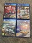 Продам игры  ли обменяю для пс4 GTA 5,Человек паук,NFC Heat,UFC 3