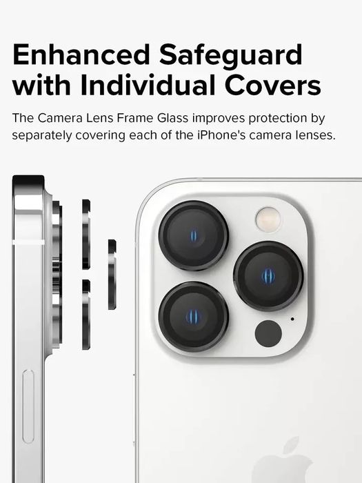 Folie de protecție camera/lentila Apple iPhone