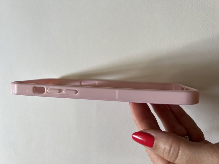 Husa iphone 13 pro max Kate Spade roz ananas pietricele telefon