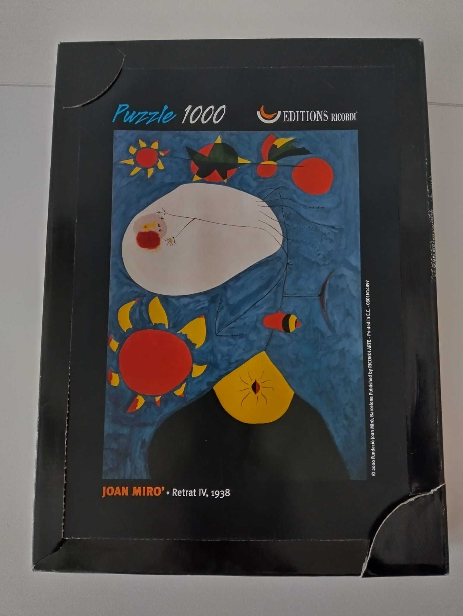 Пъзел 1000, картина на Хуан Миро, Editions RICORDI