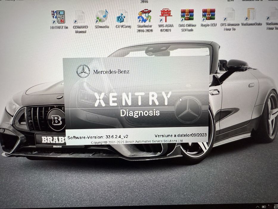 SSD cu softul Xentry Mercedes Star C4/C5