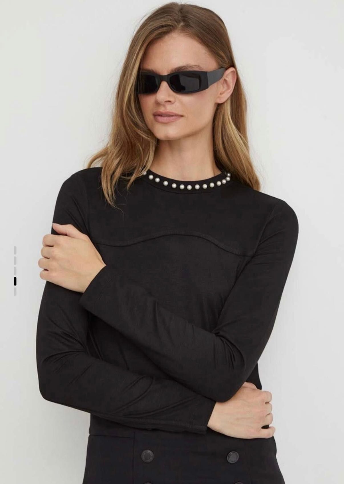 Блуза с дълъг рукав Karl Lagerfeld