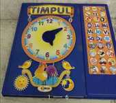 Carte cu sunete . Ceas - Timpul + poezii