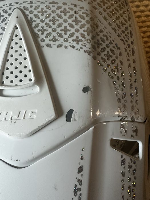 Casca HJC marimea M cu ochelari Oakely