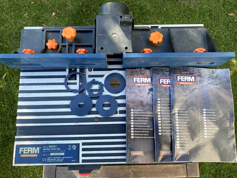 Banc de lucru pentru freza, masa/banc/stand frezare, Ferm 455 x 330 mm