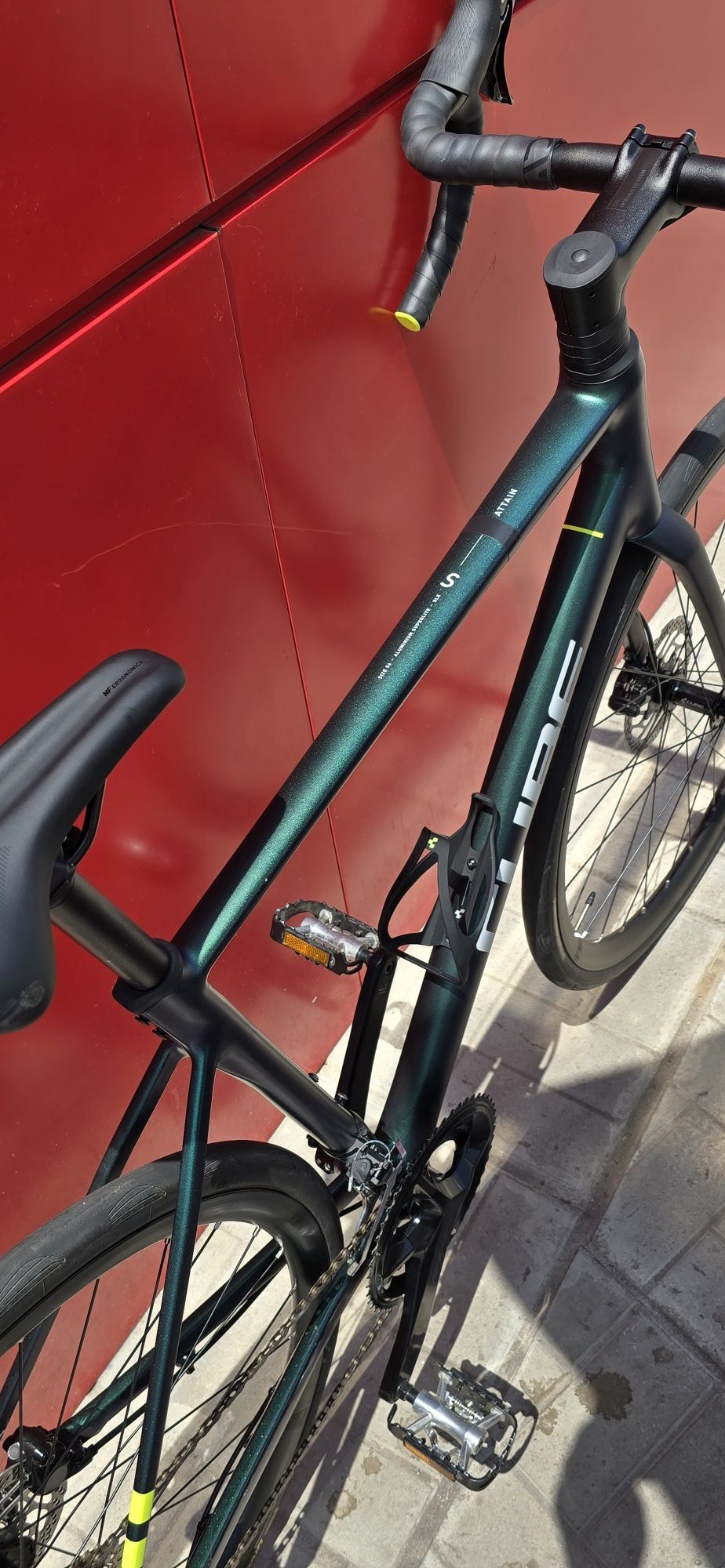 CUBE - ATTAIN - ГРАВЕЛ 2х12 L разм. (56) Shimano 105 Meталик НОВ