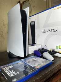 Продам Sony PlayStation 5 +2 геймпада и игры