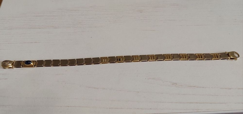 bratara aur 18k Zancan cu safir natural
