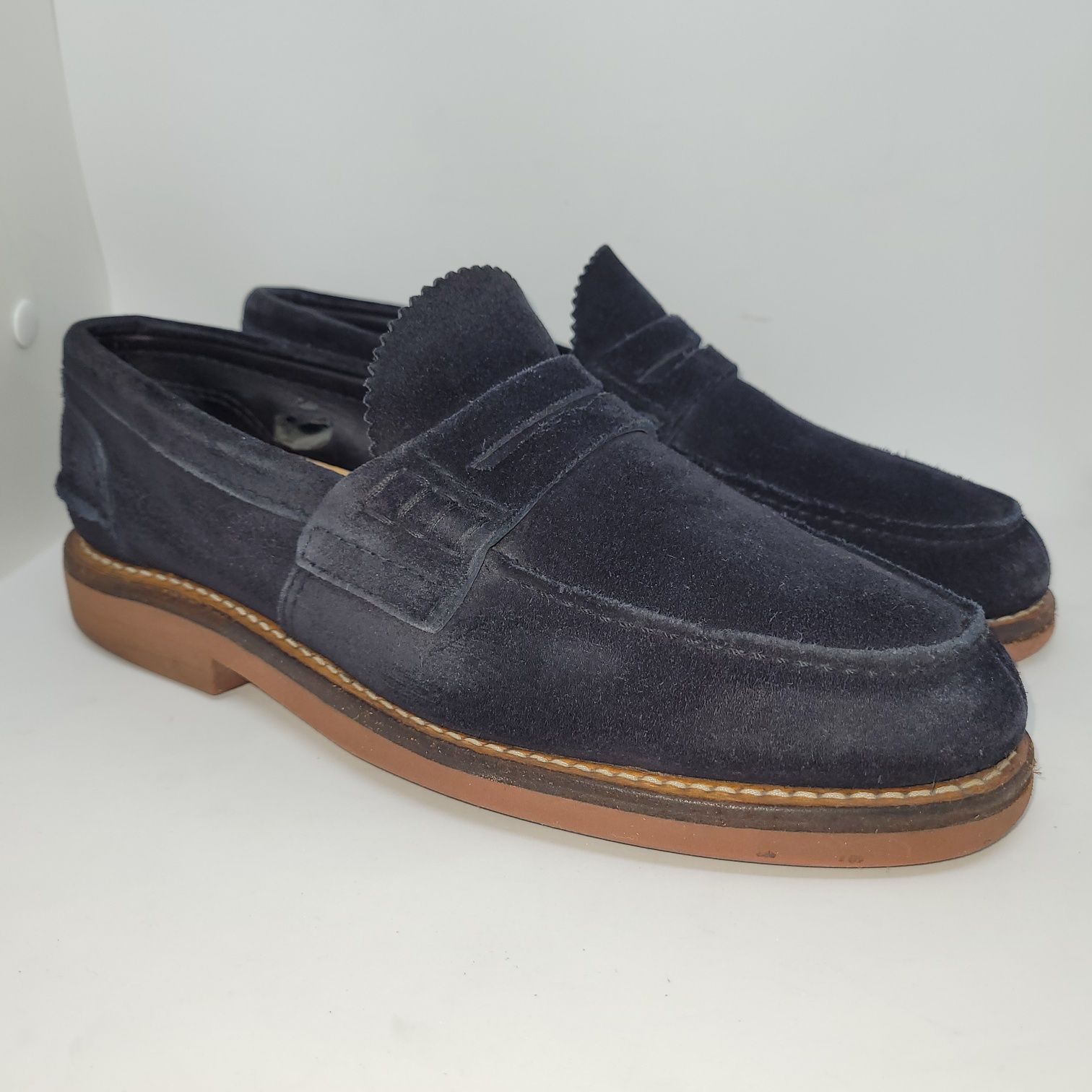 Church's "Pembrey M" Castoro Suede Loafer Blue, Size UK 6,5 G/ EU 40,5